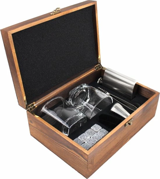 Promo π₯° Paddio Whiskey Set - Incl. Whiskey Glazen, Heupfles, Whiskey Stones En Shotglaasjes - Whiskey Cadeauset - Gift Set - Whisky Tasting - Platvink - Zakflacon - Borrelglaasjes - Whiskey Stenen π₯ 4 Promo π₯° Paddio Whiskey Set - Incl. Whiskey Glazen, Heupfles, Whiskey Stones En Shotglaasjes - Whiskey Cadeauset - Gift Set - Whisky Tasting - Platvink - Zakflacon - Borrelglaasjes - Whiskey Stenen π₯ - Afbeelding 4