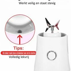 Nieuw 👍 Butles Blender - Smoothiemaker - To Go - Draadloos - Oplaadbaar - Inclusief Smoothie Beker - Draagbaar 🌟 -T-fal winkle 550x620 2