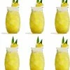 Beste Pirce ⭐ Merkloos Beker - Glas Ananas - 6 Stuks - Zomer - Cocktail -400ml ⌛
