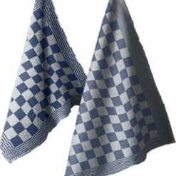 Aanbiedingen 👏 Droomtextiel Droomtexiel® Horeca Kwaliteit Katoenen Theedoeken Set - 6x Theedoeken - Blauw Wit + Gratis 6 Keukendoeken T.w.v €22,95 🔔 -T-fal winkle 550x647