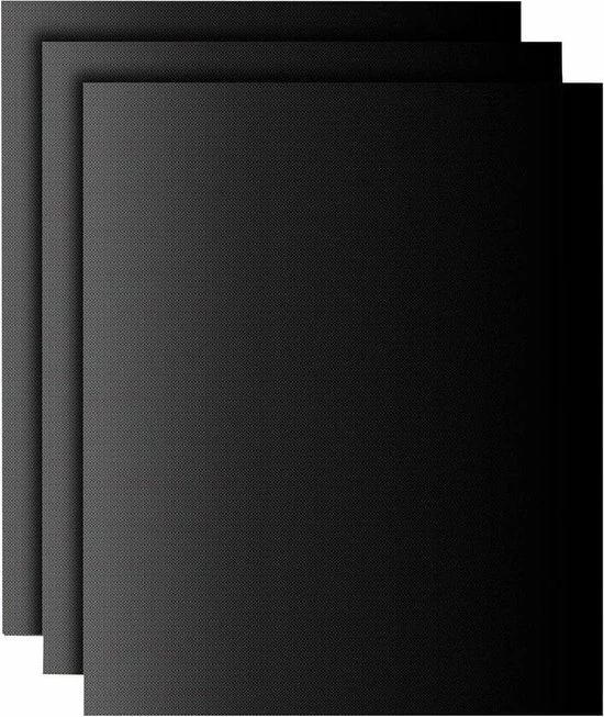 Uitgang ⌛ Coninx Bakmat - Teflon Ovenmat - Grill Mat - BBQ Mat - Herbruikbaar En Niet-klevend - 3 Stuks - Vaatwasserbestendig - Zwart ❤️ 5 Uitgang ⌛ Coninx Bakmat - Teflon Ovenmat - Grill Mat - BBQ Mat - Herbruikbaar En Niet-klevend - 3 Stuks - Vaatwasserbestendig - Zwart ❤️ - Afbeelding 5