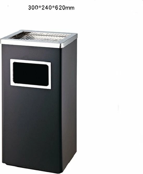 Promo 🔥 Merkloos Decopatent® Staande Asbak Met RVS Afvalbak - Asbak Voor Buiten - Vloerasbak - Buitenasbak Groot - Rookpaal - Asbakken - 30x24x62 ✔️ 4 Promo 🔥 Merkloos Decopatent® Staande Asbak Met RVS Afvalbak - Asbak Voor Buiten - Vloerasbak - Buitenasbak Groot - Rookpaal - Asbakken - 30x24x62 ✔️ - Afbeelding 4