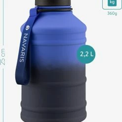 Kopen 😀 Navaris Enkelwandige Waterfles Van Rvs - Drinkfles - 2L - Extra Grote Roestvrijstalen Fles Met Drinkdop - Ideaal Tijdens Het Sporten - BPA-vrij 🎁 -T-fal winkle 550x680 2