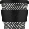 Begroting ⭐ Ecoffee Cup Spin Foam PLA - Koffiebeker To Go 250 Ml - Zwart Siliconen 🛒