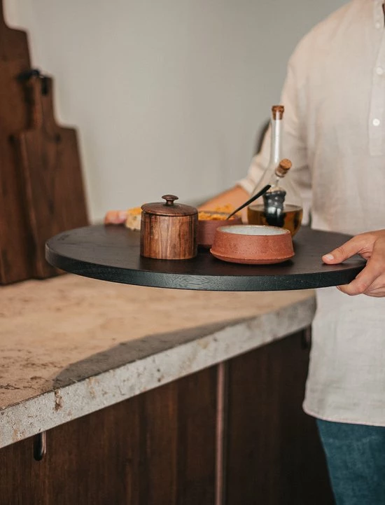 Beste Pirce π COOKX Keukenaccessoires COOKX - Eiken Draaiplateau S - Houten Serveerplateau - Matzwart - 40 Cm π― 7 Beste Pirce π COOKX Keukenaccessoires COOKX - Eiken Draaiplateau S - Houten Serveerplateau - Matzwart - 40 Cm π― - Afbeelding 7