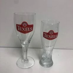 Groothandel 🔥 Texels Bierglas Set 2 Stuks (30 - 33cl) Skuumkoppe Bokaal En Voetglas Texelse Bier Glas Glazen Bierglazen 🎁
