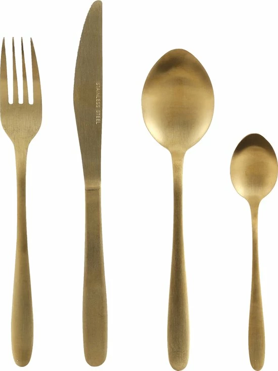 Kopen π― Mica Decorations Bestekset 4 Persoons - 16 Delig - Roestvrijstaal - Goud π₯° 7 Kopen π― Mica Decorations Bestekset 4 Persoons - 16 Delig - Roestvrijstaal - Goud π₯° - Afbeelding 7