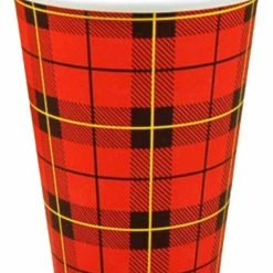 Kopen ❤️ PackagingDirect Scotty Bekers, Koffiebekers ‘Schotse Ruit’ 7oz/180cc – 1.000 Stuks 🌟