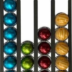 Flash-uitverkoop ⭐ Merkloos Nespresso Vertuo Capsulehouder - Cuphouder Voor Nespresso Vertuo Cups - 24 Capsules - Zwart 🎁