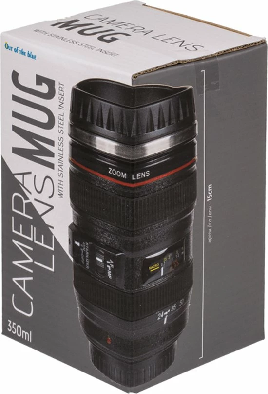 Aanbiedingen π Out Of The Blue Camera Lens Mok 13,5x8cm Thermosbeker π 4 Aanbiedingen π Out Of The Blue Camera Lens Mok 13,5x8cm Thermosbeker π - Afbeelding 4