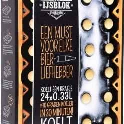 Hete verkoop 🥰 DL IJsblok - Groot Ijsblok In De Maat Van Een Bierkrat Vaderdag Cadeau 🤩