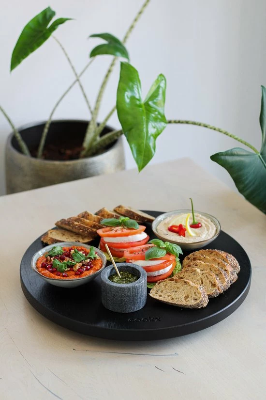 Beste Pirce π COOKX Keukenaccessoires COOKX - Eiken Draaiplateau S - Houten Serveerplateau - Matzwart - 40 Cm π― 2 Beste Pirce π COOKX Keukenaccessoires COOKX - Eiken Draaiplateau S - Houten Serveerplateau - Matzwart - 40 Cm π― - Afbeelding 2