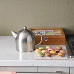 Hete verkoop 💯 Bredemeijer - Theepot Minuet Santhee 1,0L Mat Dubbelwandig 🔥 -T-fal winkle 550x825 33