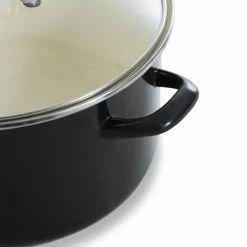 Beste Pirce 🌟 BK - Emaille Soeppan - 28 Cm - Zwart 🎁 -T-fal winkle 550x825 43